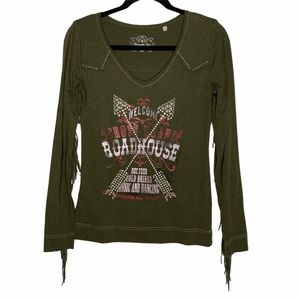 Panhandle Slim Long Sleeve T Roadhouse Print